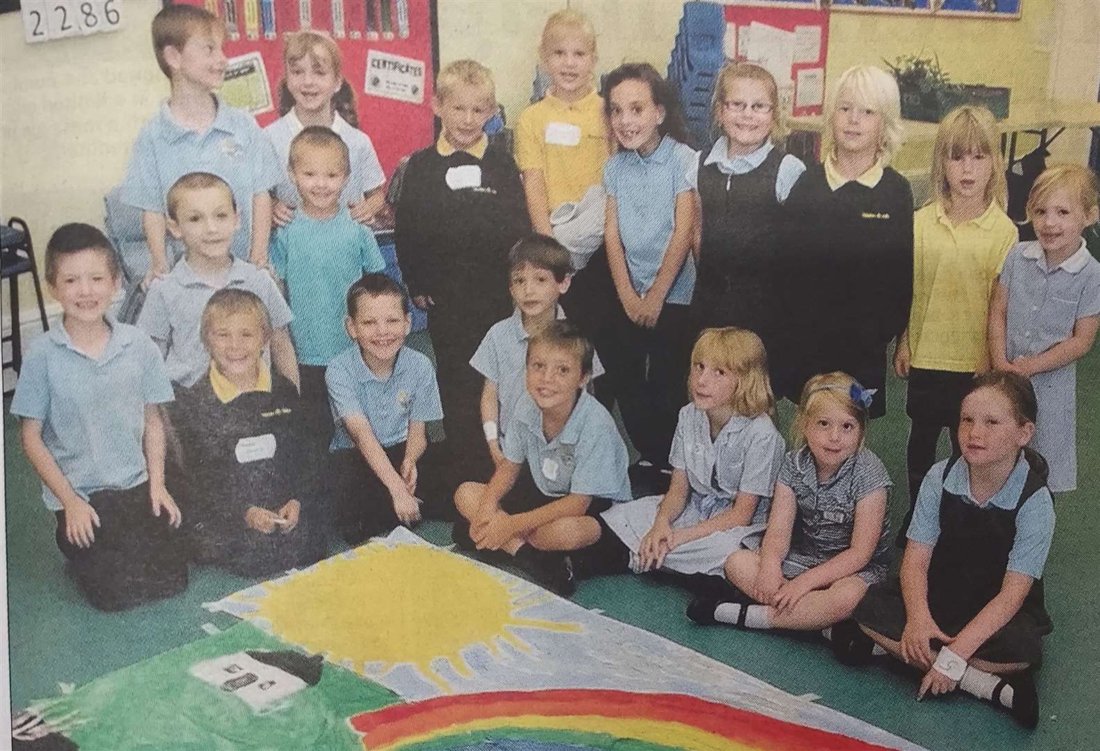 Children from Surfleet Seas End and Weston St Mary schools 10 years ago. (49102153)