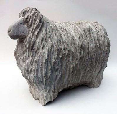A sheep sculpture like this could be placed in Spalding's Sheep Market as part of the MARK-IT trail designed by Graeme Mitcheson.