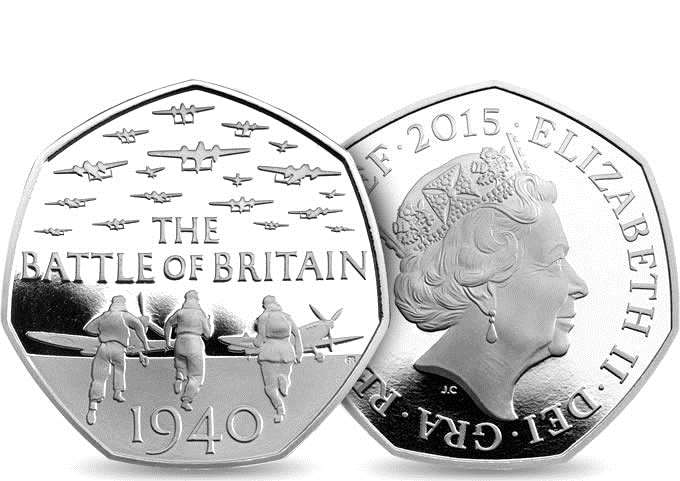 The commemorative 50p piece