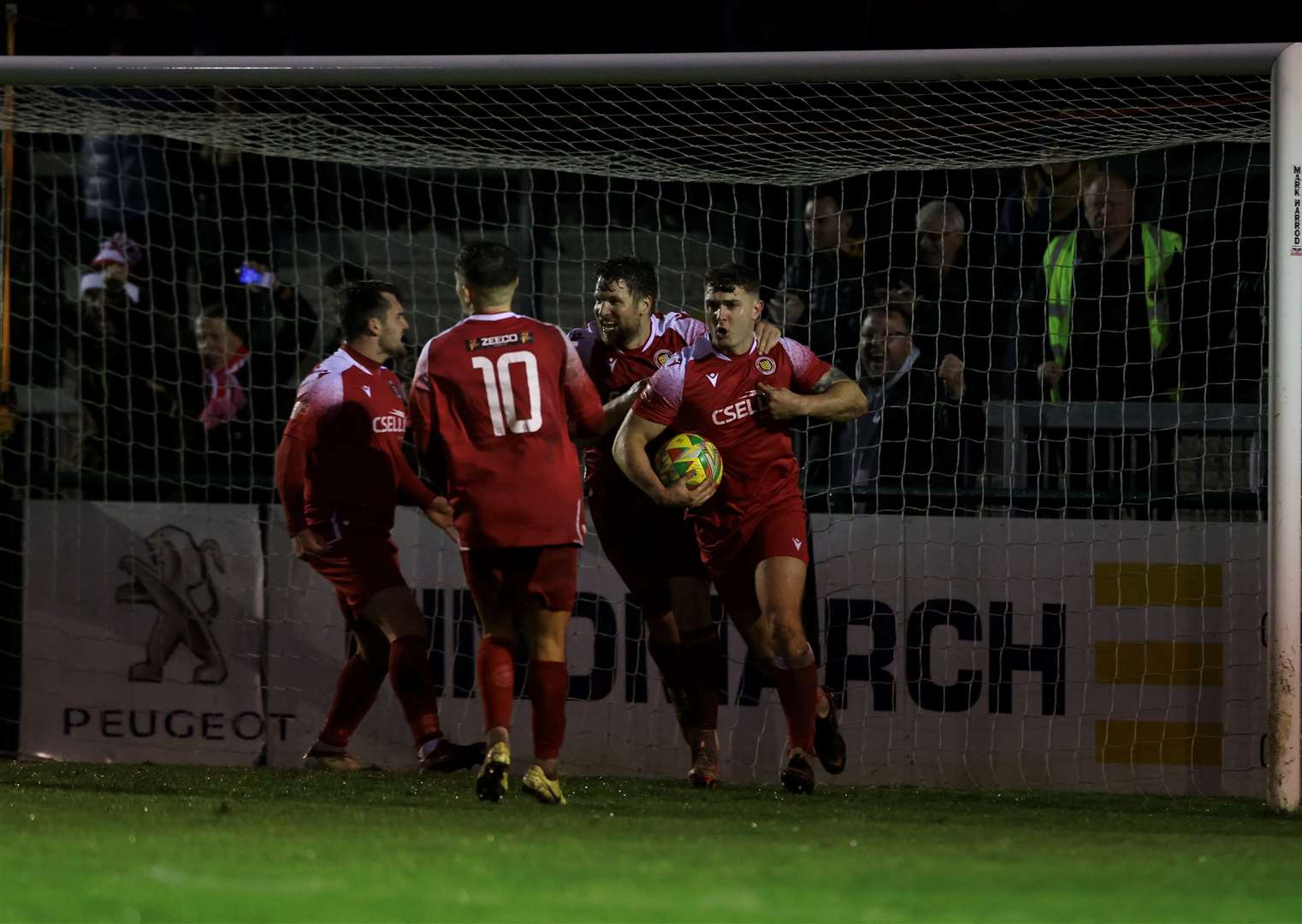 Jack Duffy is congratulated Photo: Rob O'Brien