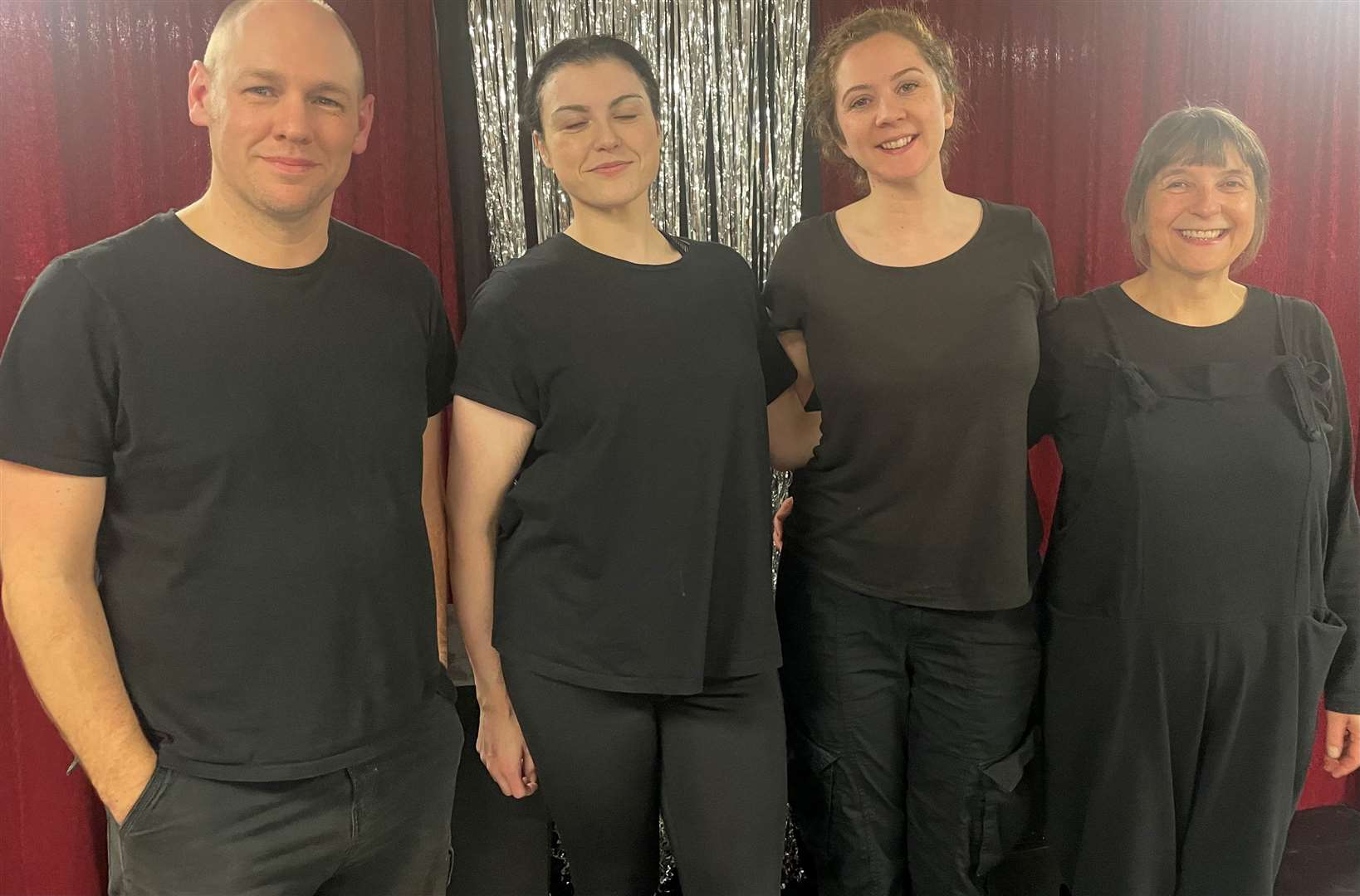 Karl Gernert, Olivia Black, Penelope Harrall and Jo Wheatley raised the laughs at Act II's annual Revue