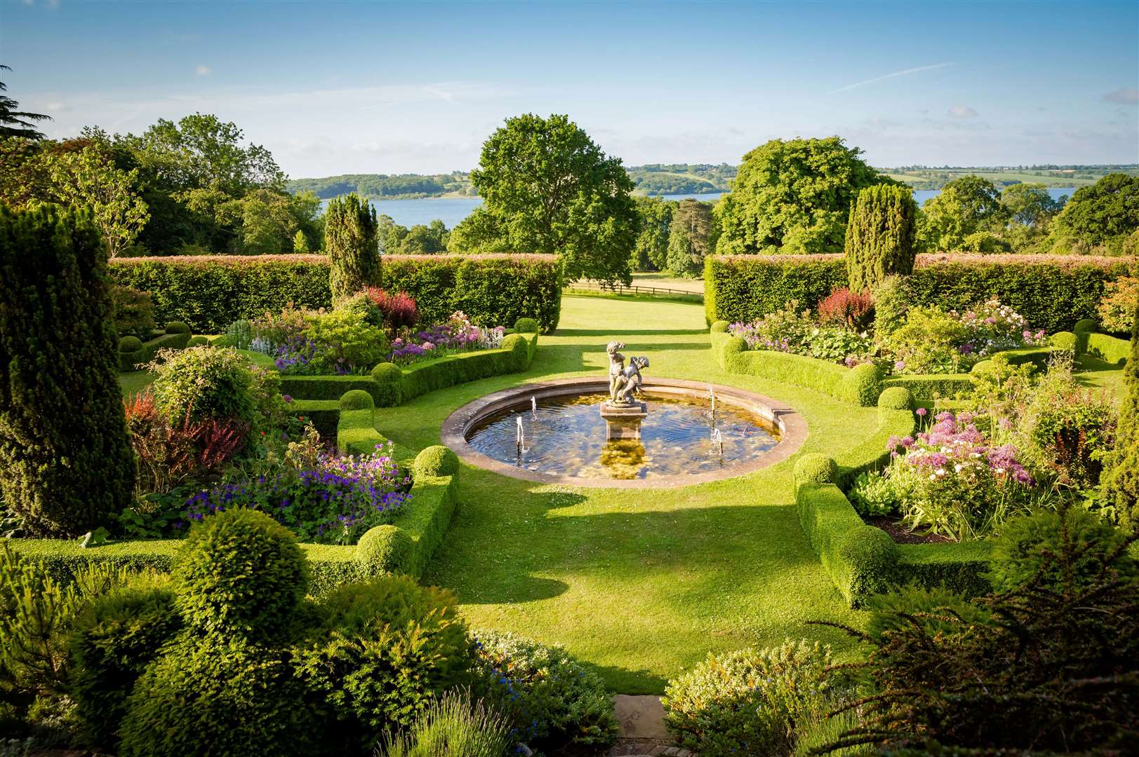 The gardens at Hambleton Hall