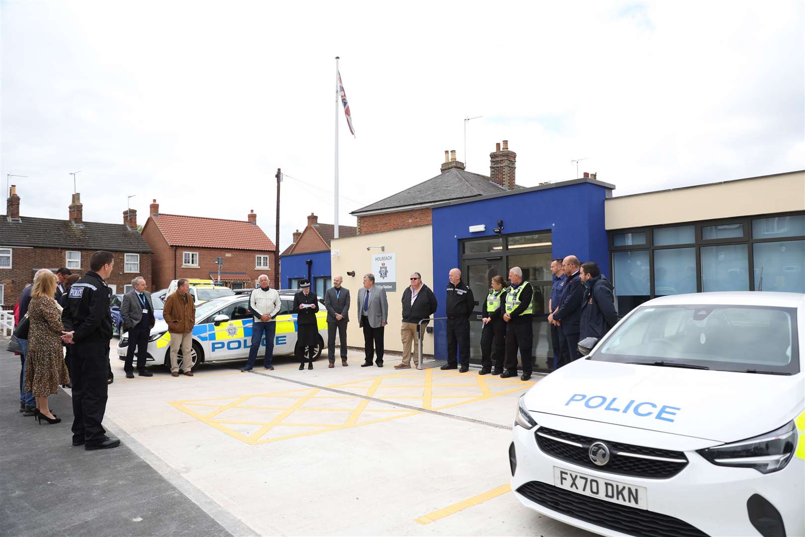 The re-opening of the Holbeach police station. Holbeach, Lincs, UK, on April 29, 2022 (56373443)