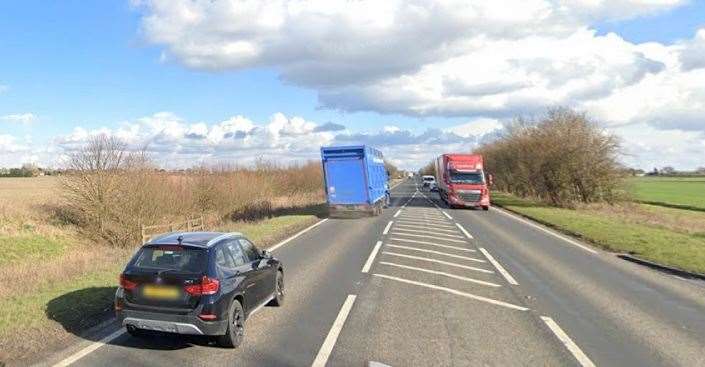 The A17 near Long Sutton. Photo: Google
