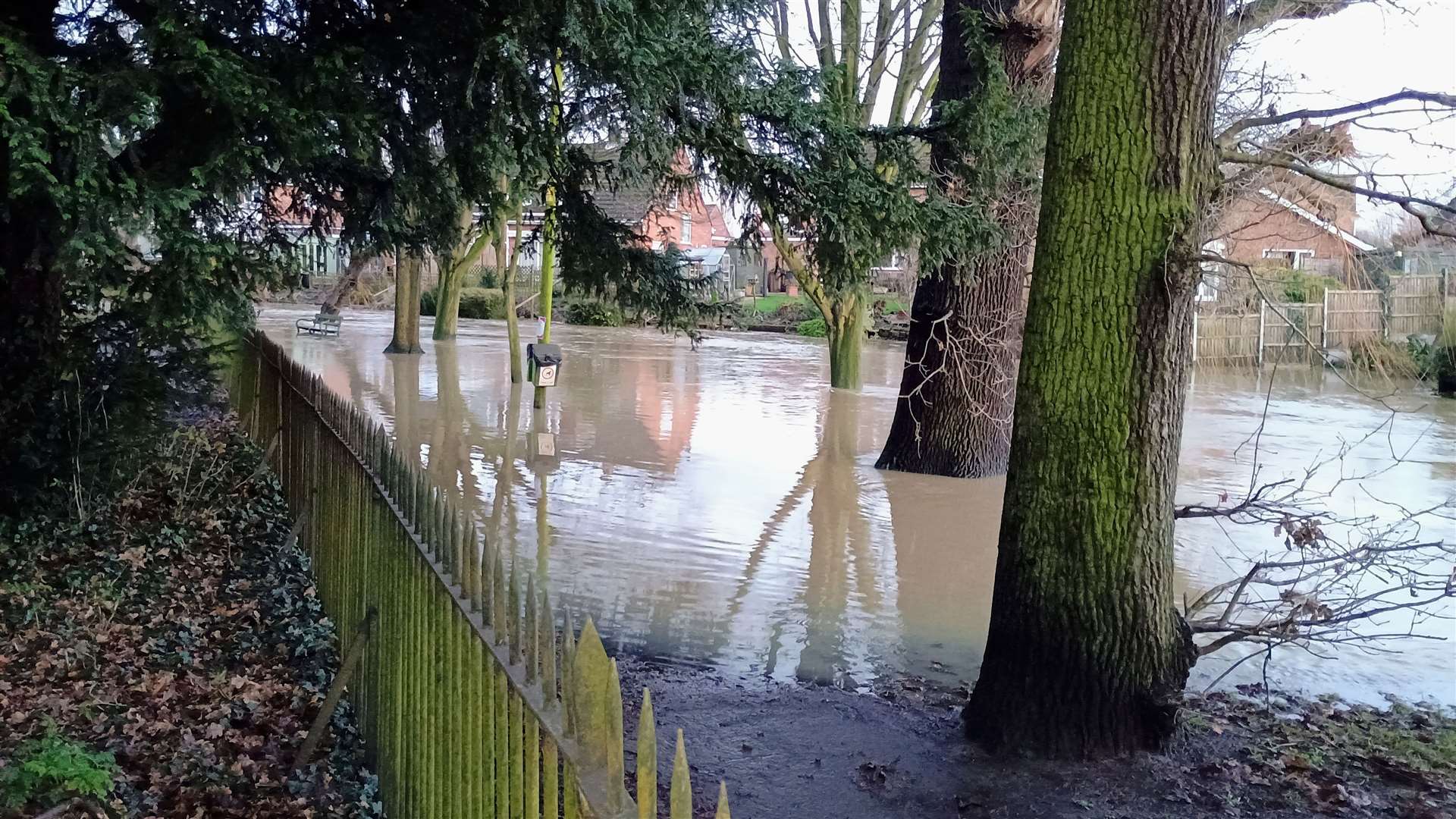 Flooding in Bottesford. Photo: Liam Roberts.