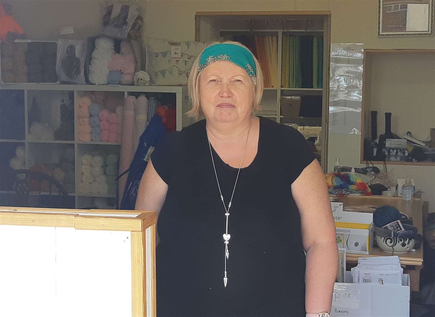 Yvonne Porter-Smith, of The Fabric Faerie, High Street, Holbeach.