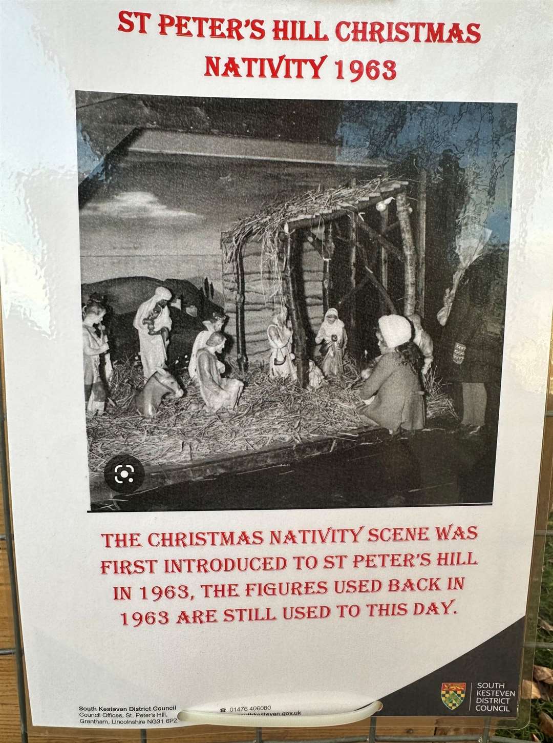 A poster that accompanies the scene.