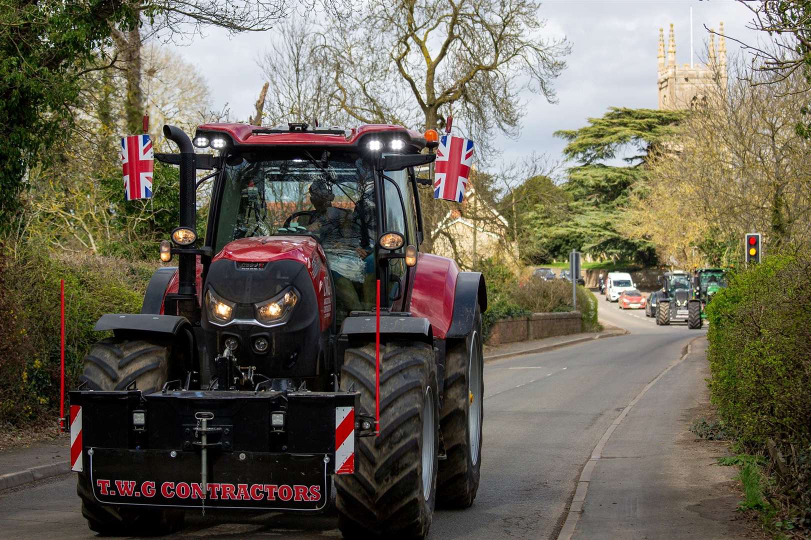 Stamford and District Young Farmers tractor run