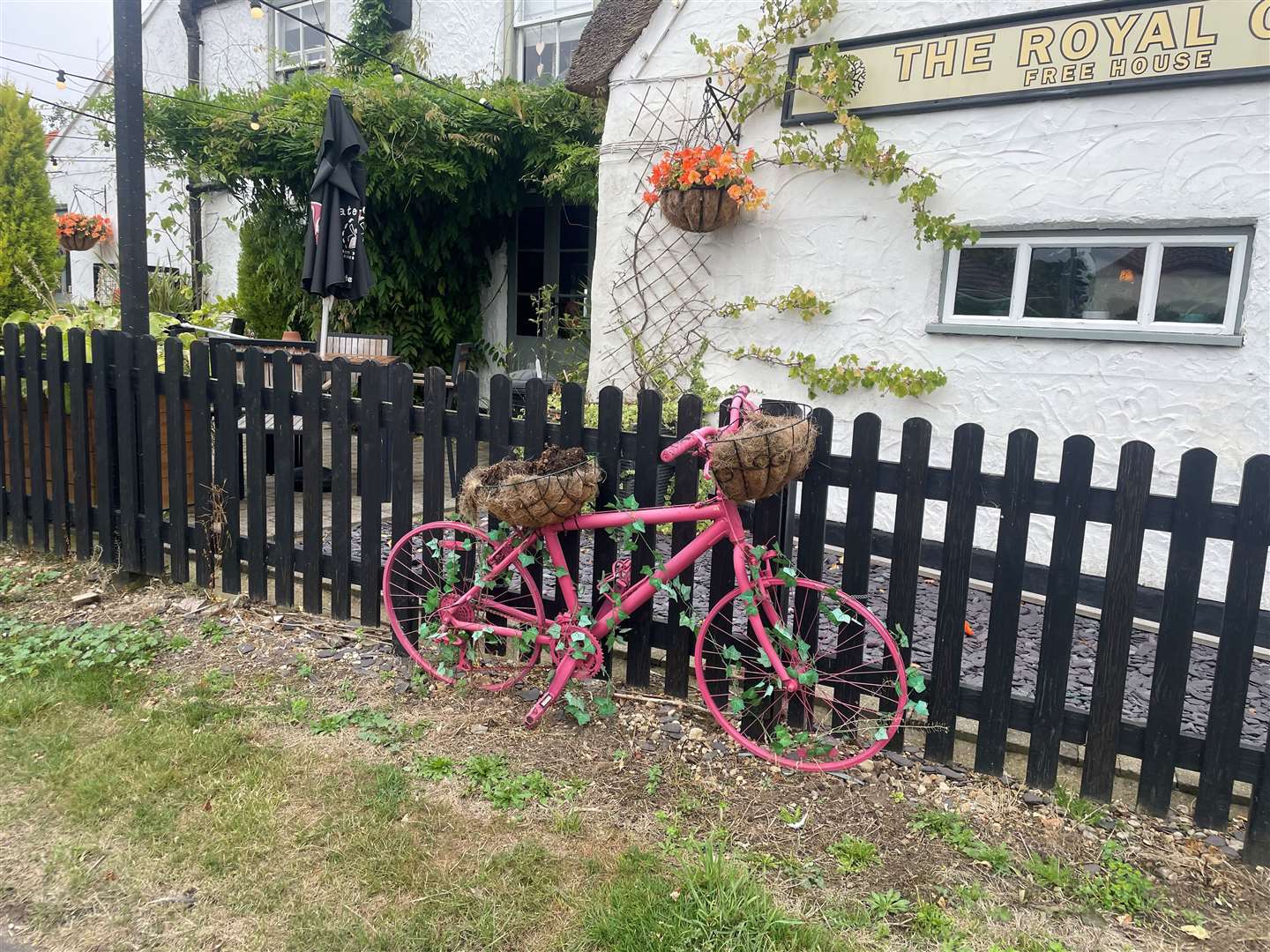 On yer bike! A nice touch with the baskets